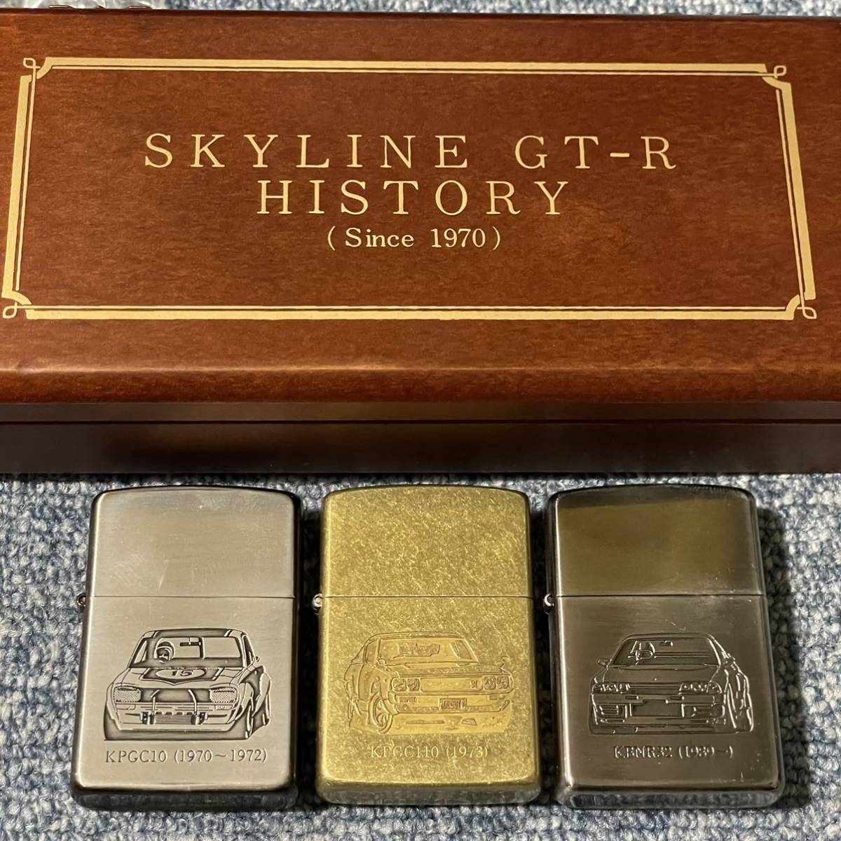 美品 SKYLINE GT-R ZIPPO HISTORY Since 1970 ジッポ スカイライン 