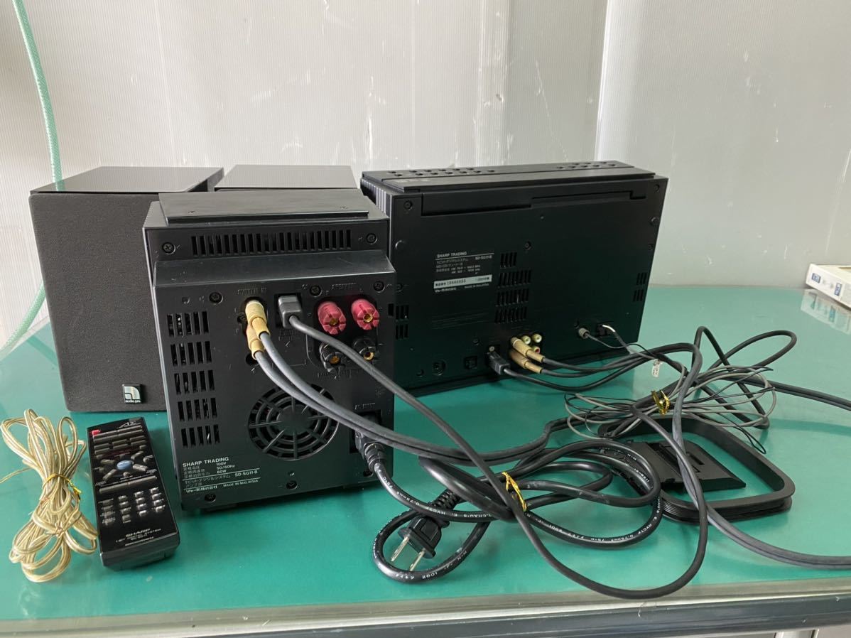 SHARP シャープ CD/MD デジタルアンプシステムコンポ SD-SG11-B