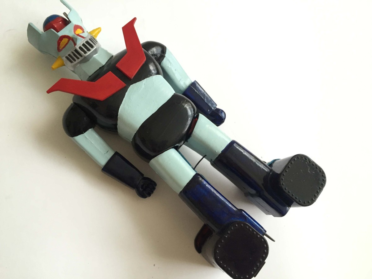 ■ 旧バンダイ 当時物 レア マジンガー マスコミシリーズ No.48 モーター動力 説明書付き ジャンク品 プラモデル ★