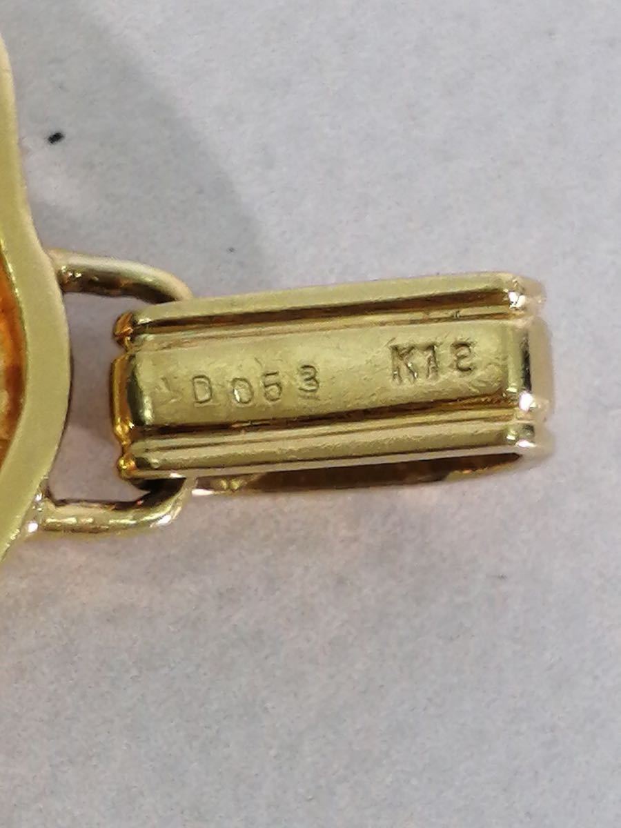 2378】本物 コルム 極希少 18金無垢 K18 ダイヤ:0.53ct アドミラルズ