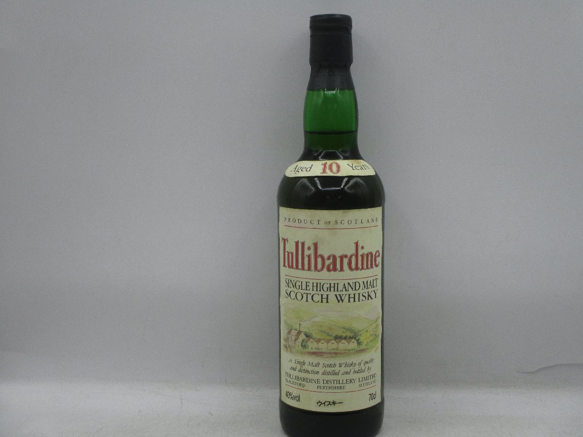 同梱OK商品】Tullibardine 10年 タリバーディン 10年 ハイランドモルト