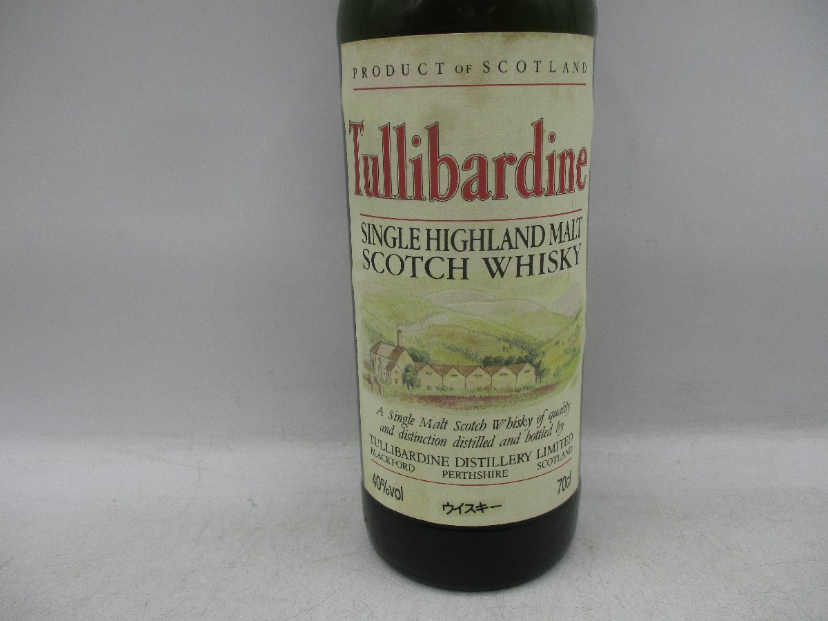 同梱OK商品】Tullibardine 10年 タリバーディン 10年 ハイランドモルト
