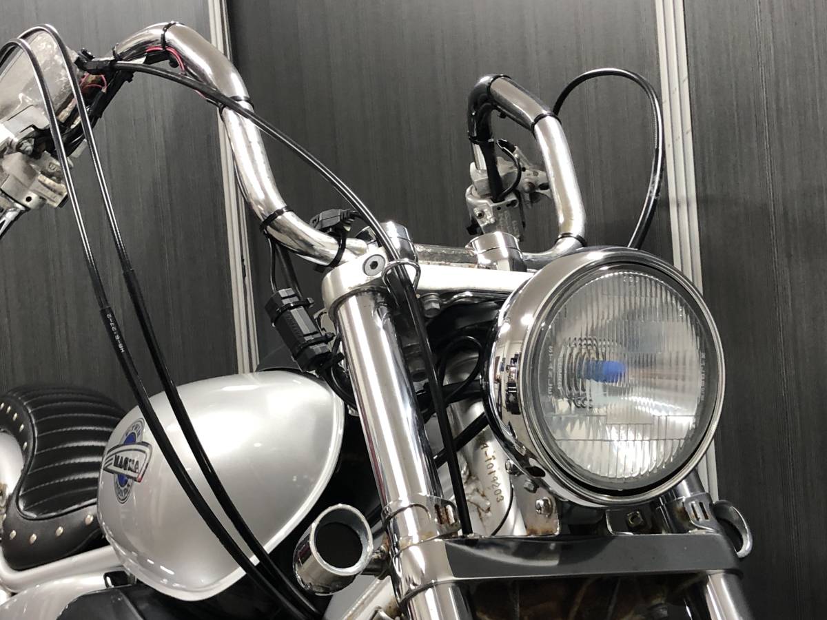 動画有】HONDA Vツイン マグナ250 カスタム/ドラッグパイプマフラー 