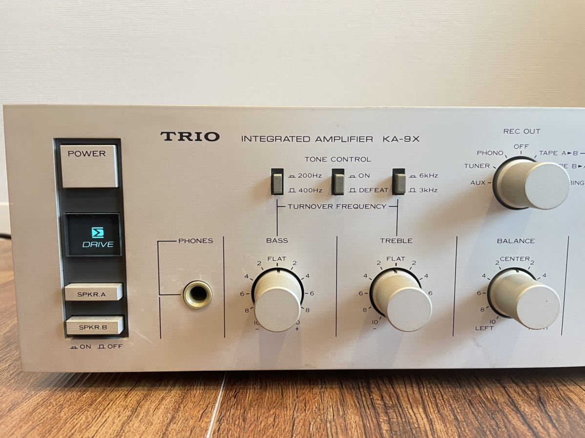 読*し様 TRIO KA-9X プリメインアンプ　動作品 TRIO KA-9X アンプ ステレオ プリメインアンプ ステレオアンプ 【公式