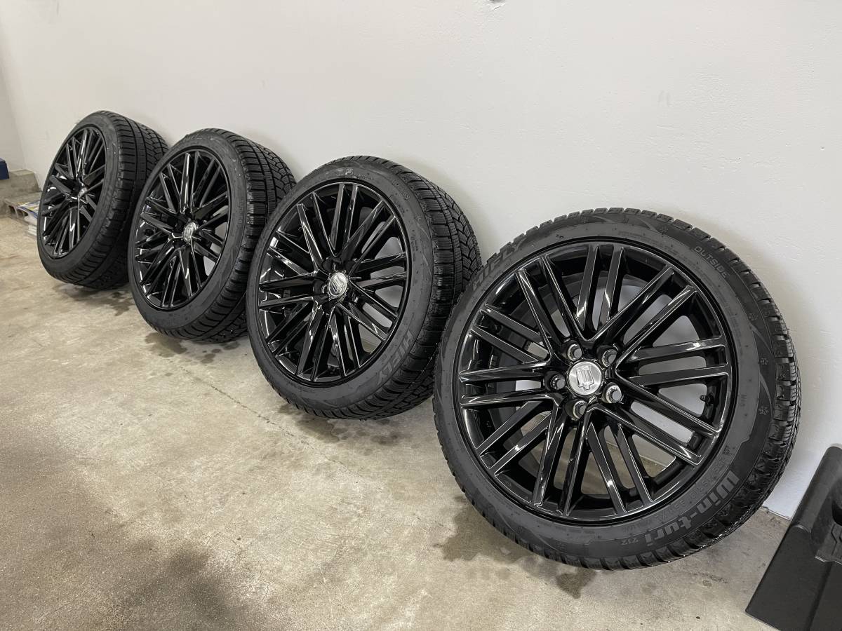 210系 トヨタ クラウン アスリート ブラックスパッタリングホイール 