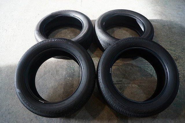中古 235/55R18 235/55-18 ブリヂストン エコピア H/L プラス 19年製 4