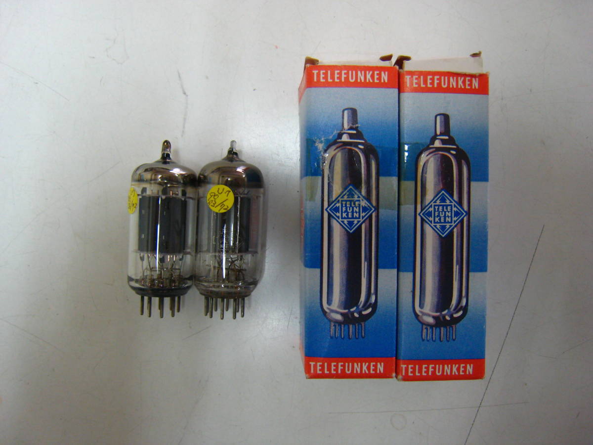 TELEFUNKEN】 マーク付き 2個セット ECC82/12AU7 ECC82 TELEFUNKEN