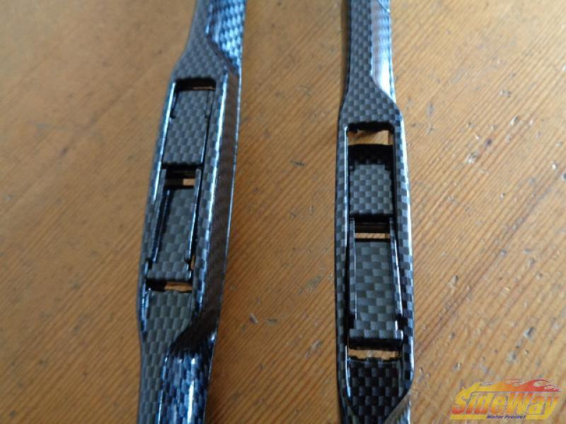 M_○ソニカ(L405S)カーボン調.ワイパーブレード2点【c1430】