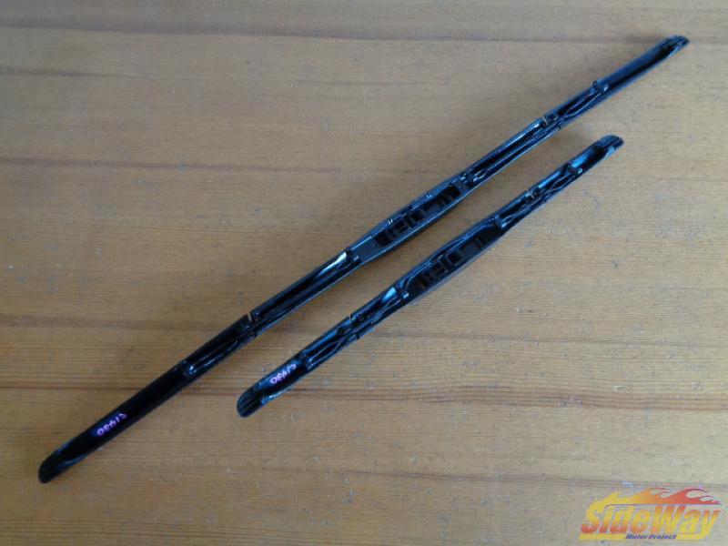 M_○ソニカ(L405S)カーボン調.ワイパーブレード2点【c1430】