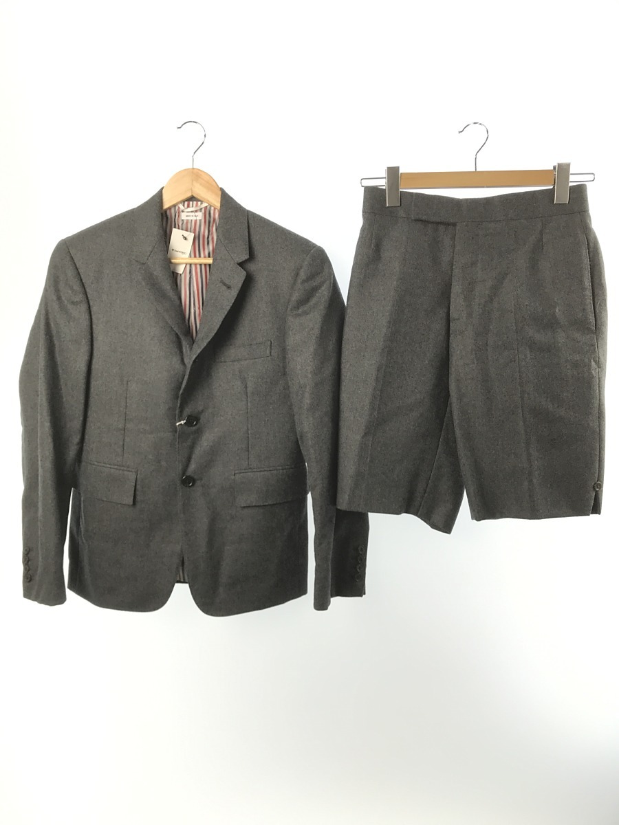 THOM BROWNE. NEW Week Show YORKのセットアップ検索結果|古着・中古品の THOM BROWNE. NEW YORK◆16FW/ショーツ/セットアップ/0/ウール/GRY