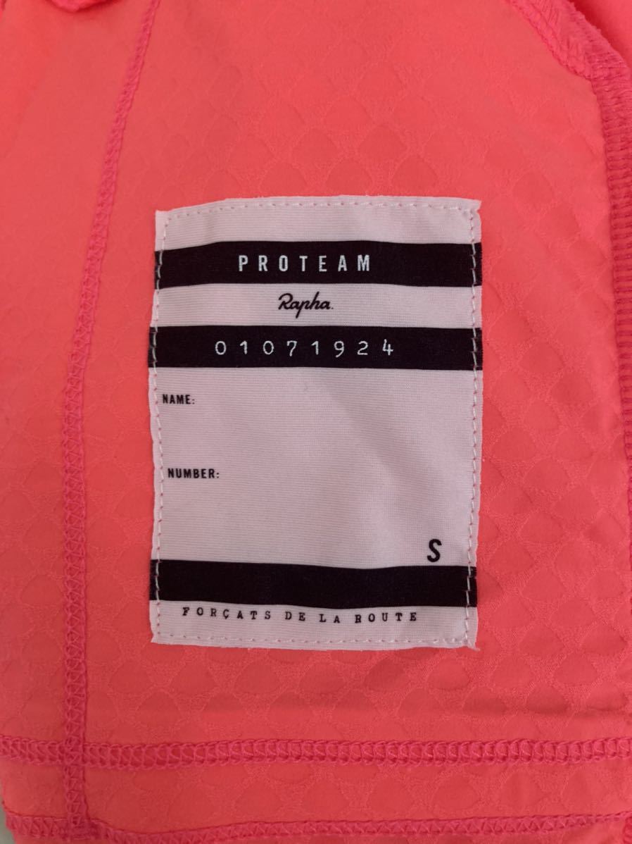 RAPHA PRO TEAM LS AERO JERSY Sサイズ ハイビズピンク ラファ エアロ