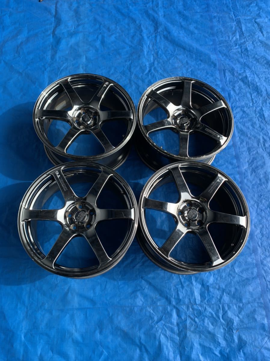 YOKOHAMA AVS モデルT6 MODEL T6 18インチ 8J5穴PCD 100 オフセット45