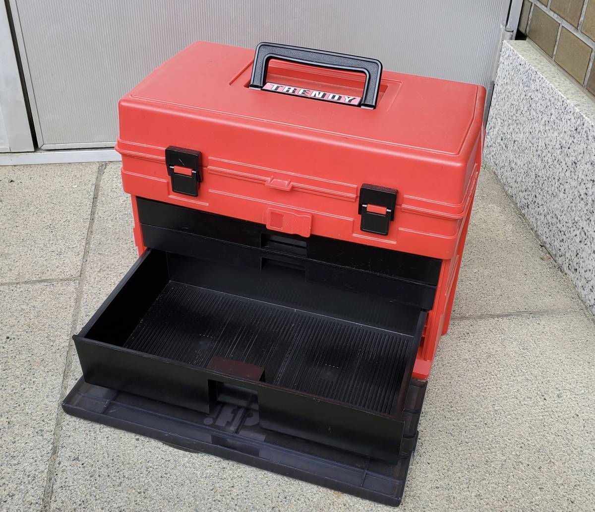 オマケ付】京商 ピットボックス KYOSHO PITBOX レッド×スモーク 