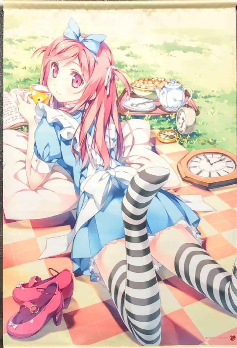 カントク 描き下ろしB2タペストリー 軸中心派 美少女 5年目の放課後 グッズ