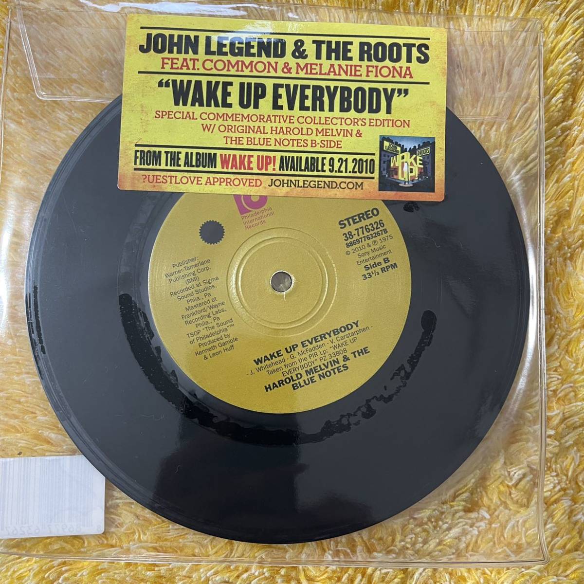 7inch】◇即決◇新品 EP レコード【JOHN LEGEND & THE ROOTS / WAKE UP