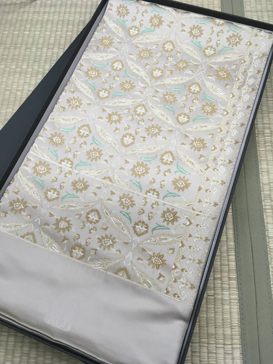 安い，セール 参考上代250.0万円 名門白綾苑大庭謹製 某高級問屋別注品 西陣特選袋帯帯 七宝献上文 カジュアルセミフォーマル両用 未仕立て(未仕立て)｜売買されたオークション情報、yahooの商品情報をア 未仕立て