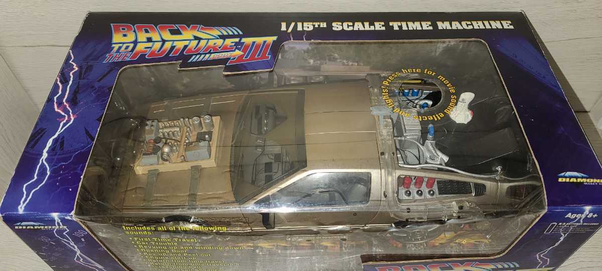 バック・トゥー・ザ・フューチャー デロリアン フローズン1/15スケール バック・トゥー・ザ・フューチャー デロリアン フローズン1⁄15スケール