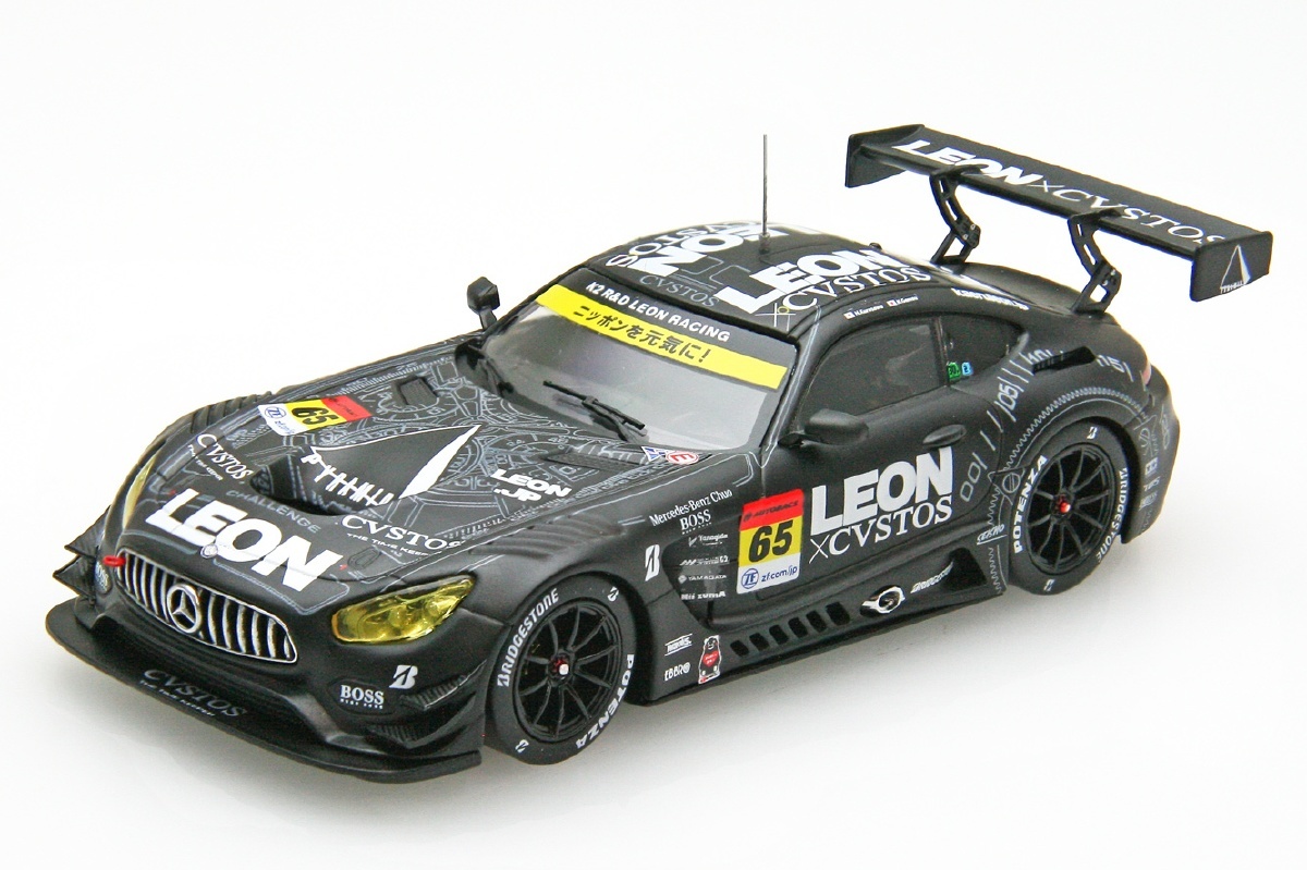 赤字超特価，大人気 ☆1&frasl;43 LEON CVSTOS AMG SUPER GT GT300 2018 No.65