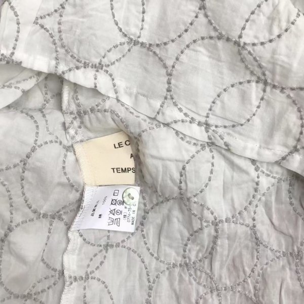 d新作 上着 ミナペルホネンではありませんトップス ホワイトチュニック フリーサイズ 綿100％通気性肌触り抜群 ナチュラル ゆったりとした mina ストレッチ チュニック トップス choucho ペルホネンのワンピース・チュニック通販｜ELLE