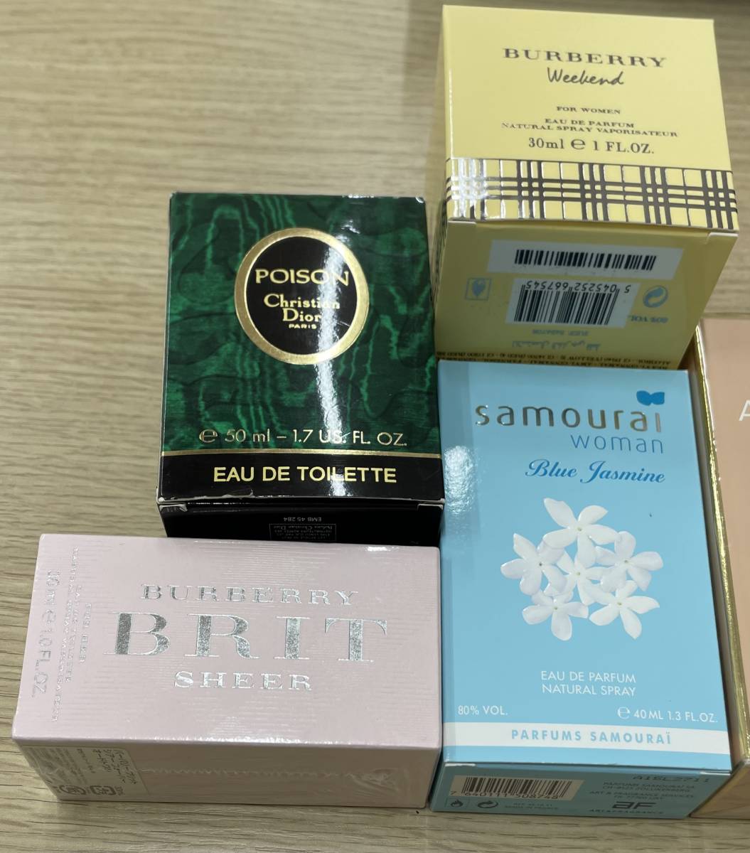 2142Pa【女性必見!!】ブランド香水 未開封 開封品 7点セット お