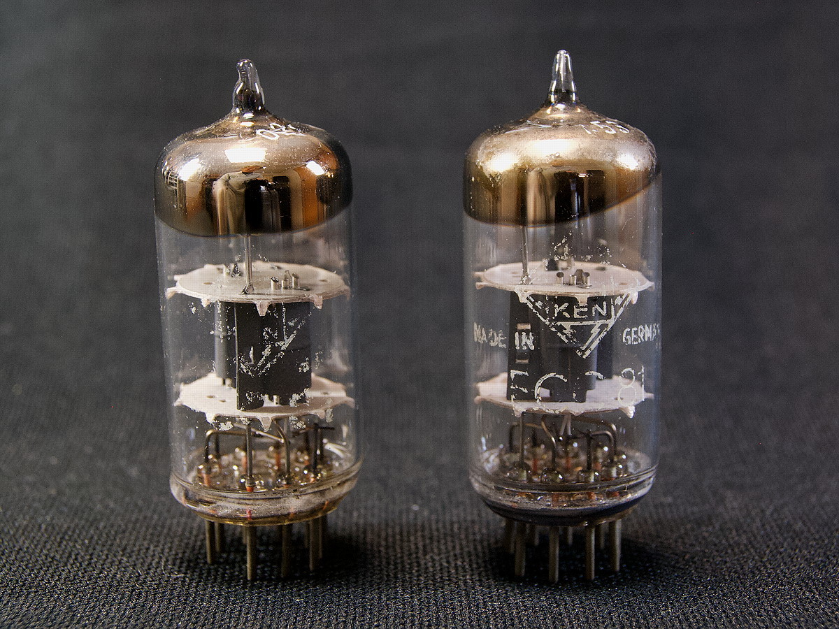 ♪♪Telefunken ECC81/12AT7 NIB品ペア #24、テレフンケン真空管♪♪