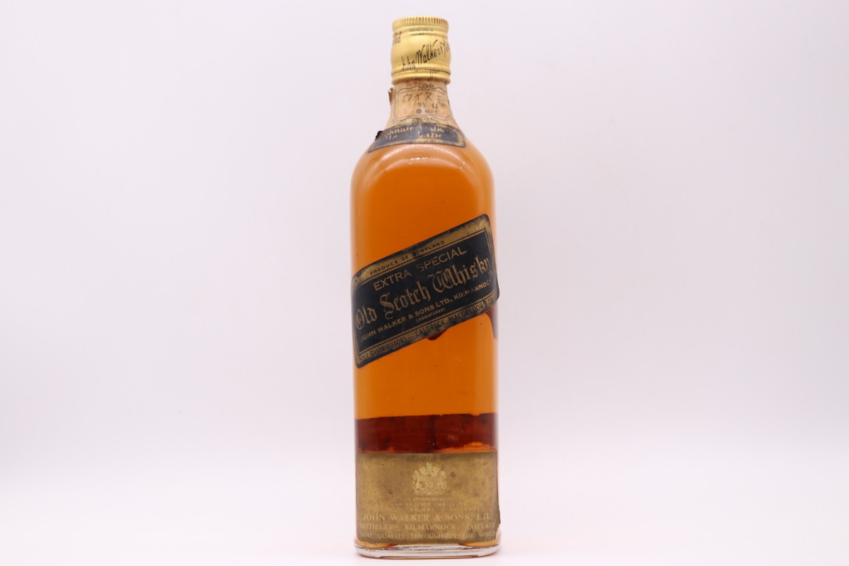 美品】ジョニーウォーカー ブラック 白ラベル 760ml 43% ジョニ黒 金 