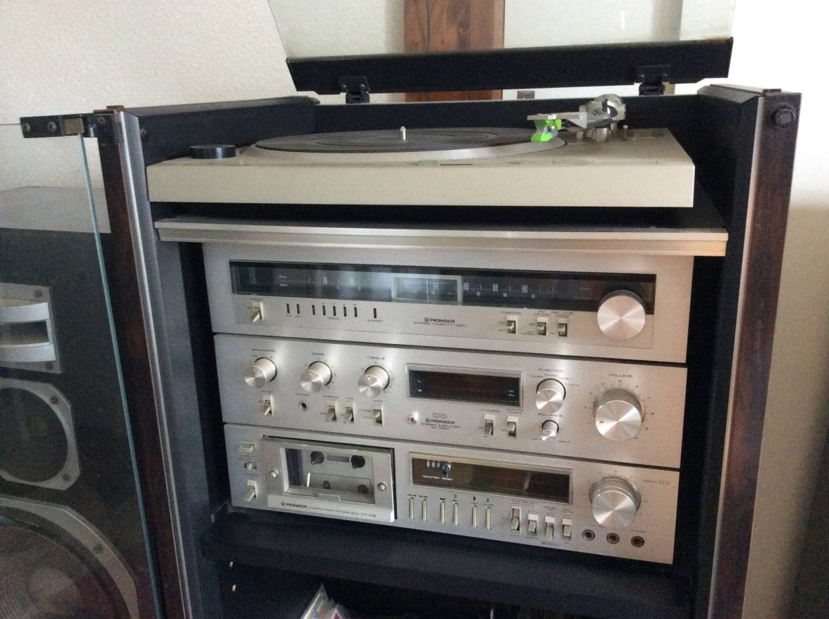 ステレオ一式 アンプカセットチューナーターンテーブル Pioneer  