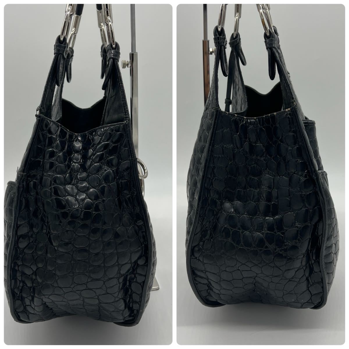 1円 『最高峰の逸品』Christian Dior クリスチャンディオール クロコ 