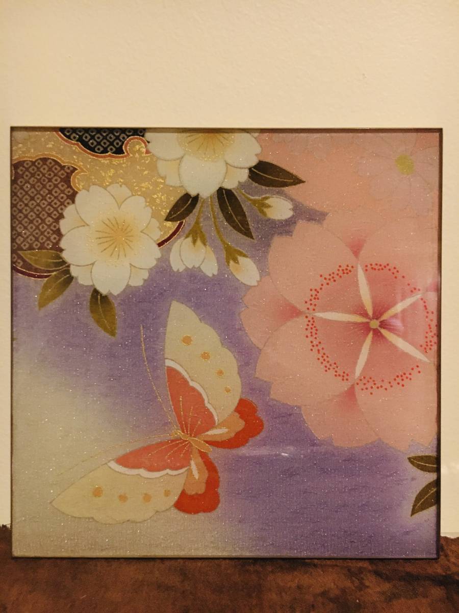 京都 - 京友禅二鶴工芸 銀彩 「 硝子 岩田久利 プレート皿 飾り皿 菓子