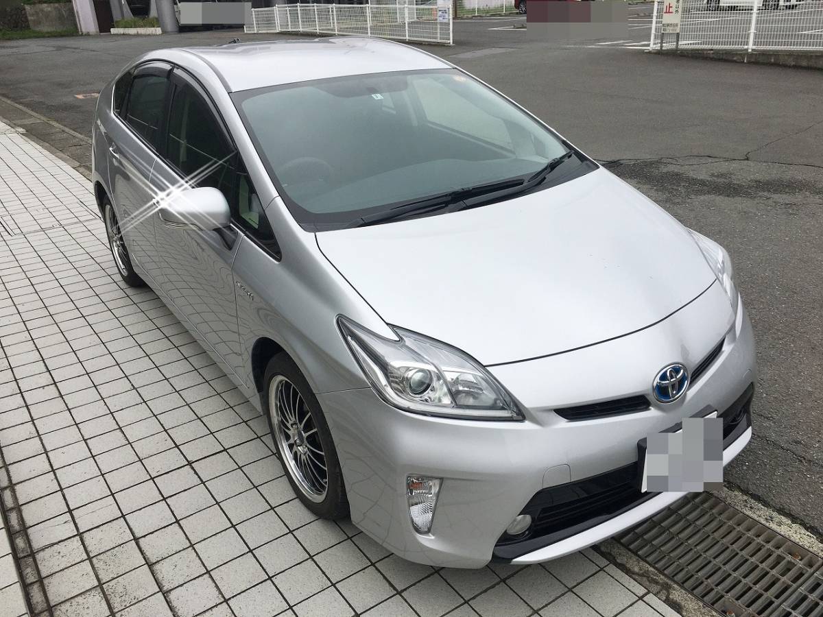  走行6.9万㎞/1オーナ/ディーラ点検記録/車検R5.3月/社外アルミ/機関良好/禁煙/室内クリーニング/純ナビ/地デジ DVDTV走行中視聴可/Bモニタ(プリウス)｜売買されたオークション情報、yahooの商品 プリウス
