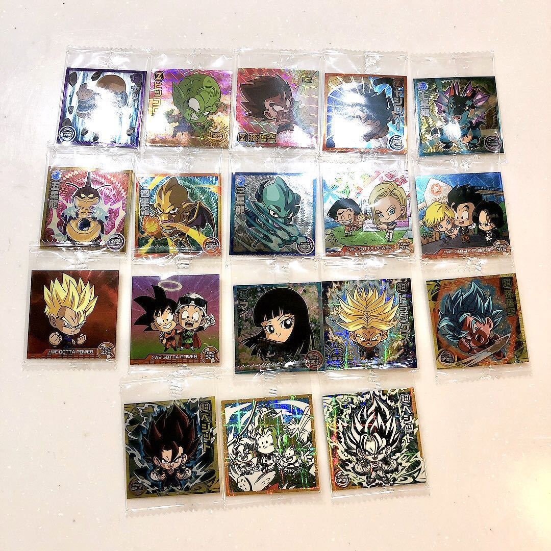 1円スタート】173枚 ドラゴンボール超戦士シール 引退品 GR 