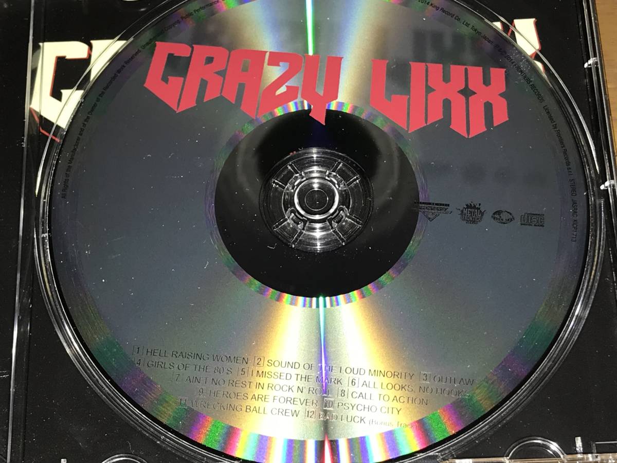 CRAZY クレイジー・リックス Crazy LIXX | ⁄ Lixx CD ラフ 