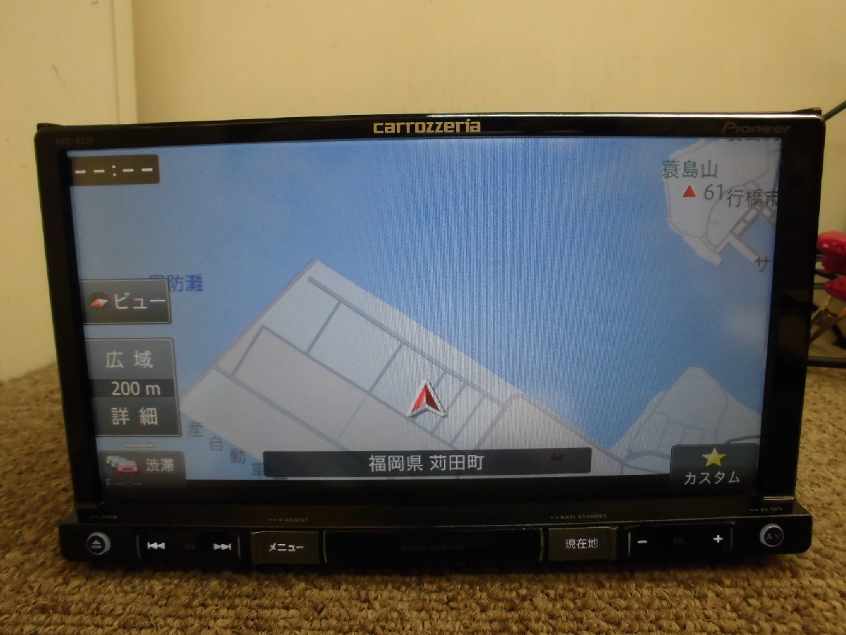 カロッツェリア メモリーナビ AVIC-RZ77 DVD 2018年 即決