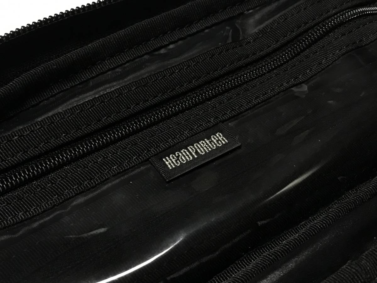 希少美品 HEAD PORTER BLACK BEAUTY PEN ペンケース HEAD PORTER BLACK BEAUTY PEN CASE / ヘッドポーター ブラック