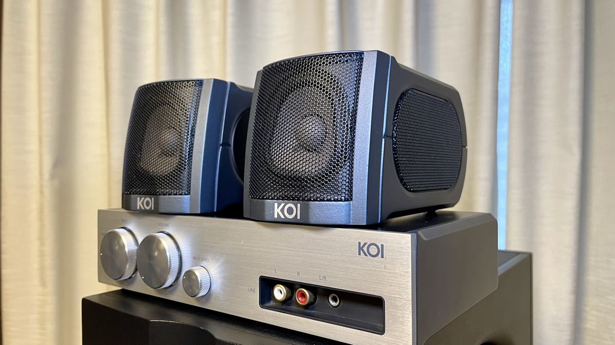 KOI TIGER パワードスピーカーシステム　　　　　　　　付属品全揃　箱有 KOI Tiger スピーカーシステム 【公式通販】