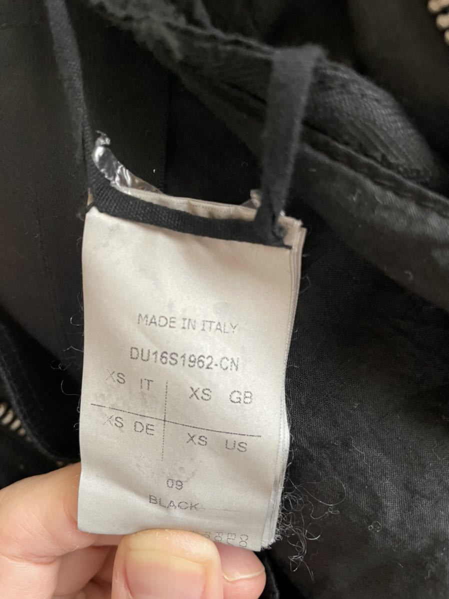 rick owens drkshdw DU16S1962-CN フィッシュテール パーカー sizeXS 