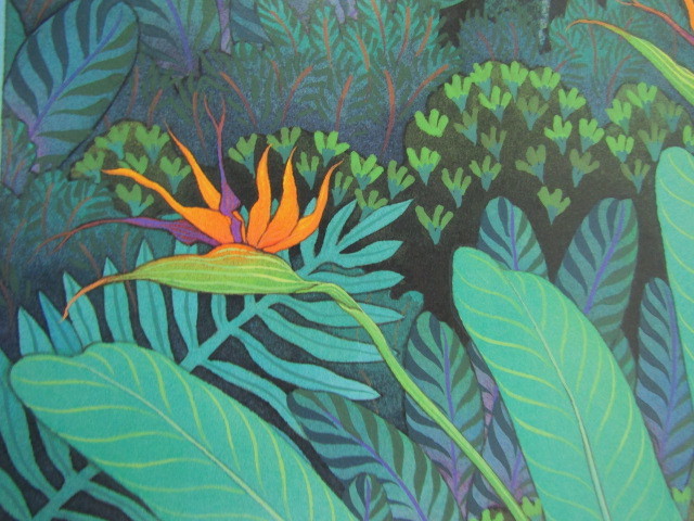 ◇リトグラフ ジョアン フック Joan Hook KINGFISHER WITH BIRD OF