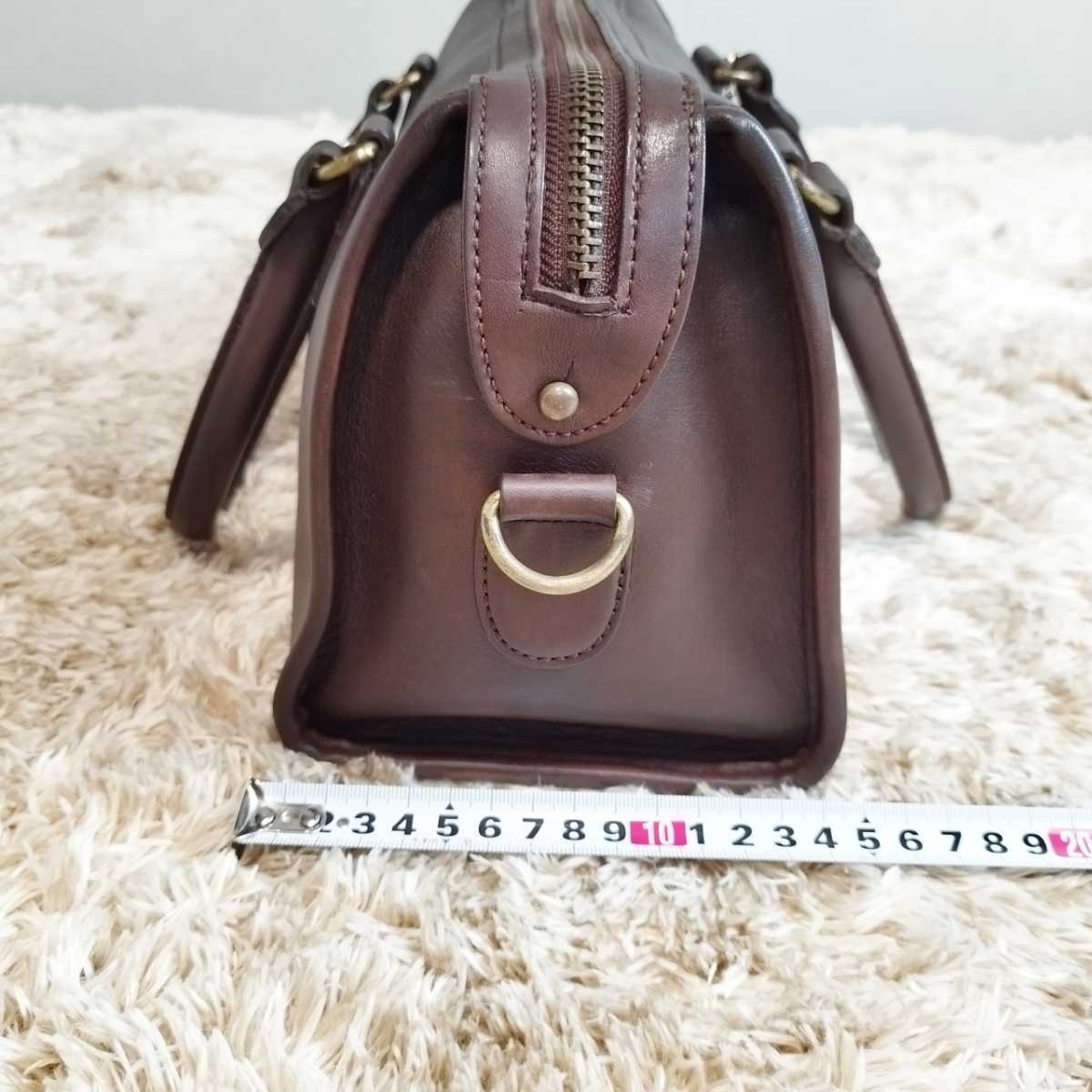 1円スタート】美品 COACH/オールドコーチ/レザー/本革/ハンドバッグ 