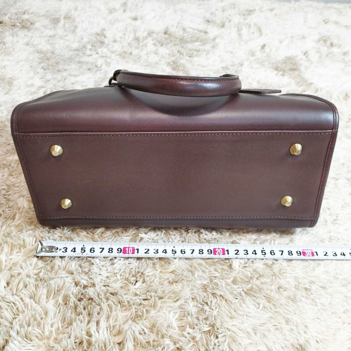 1円スタート】美品 COACH/オールドコーチ/レザー/本革/ハンドバッグ 