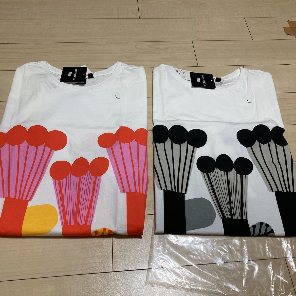 半袖 ユニクロ マリメッコグラフィックTシャツ 2枚セット｜Yahoo 
