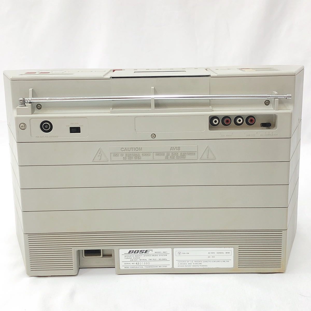 BOSE ボーズ AW-1 ACOUSTIC WAVE MUSIC SYSTEM ラジカセ R尼0414
