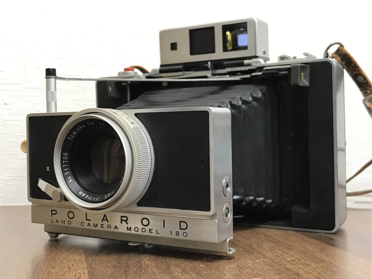 【本物保証，新作登場】 H145 富岡光学 TOMIOKA POLAROID LAND CAMERA MODEL 180 / TOMINON 114mm F4.5 ポラロイド ジャンク(インスタント、ポラロイド)｜売買されたオークション情報、yahooの商品情報をアーカイブ公開 - オークファン インスタント、ポラロイド