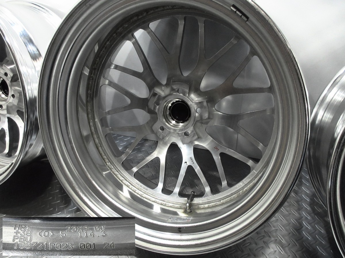 美品/絶版モデル☆WORK グノーシス HR201 20インチ 9J 前+38 後+24 