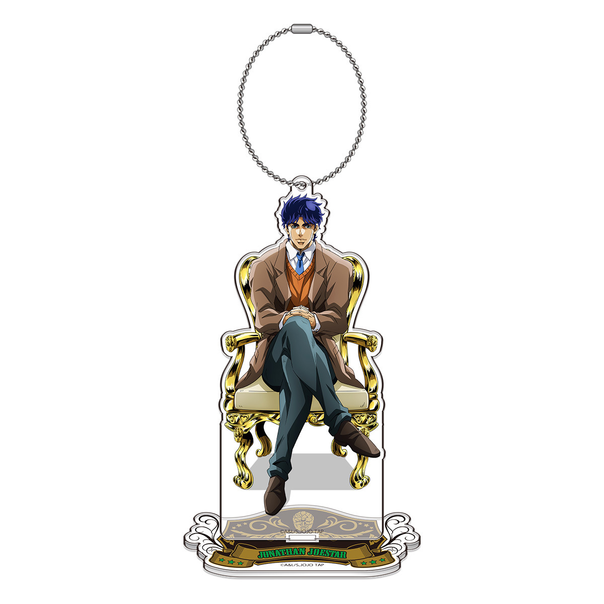 JOJO WORLD・限定グッズ・アクリルボールチェーン・仗助、ジョルノ 