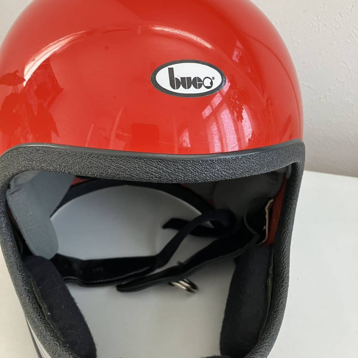 buco ブコ　フルフェイスヘルメット 1977年製レア BUCO☆1977年製 ブコ ビンテージ Lサイズ ヘルメット フルフェイス 美