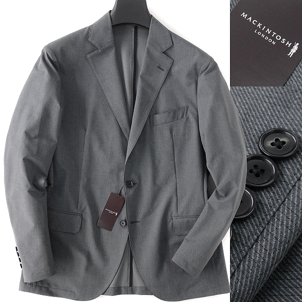  5万 マッキントッシュロンドン 撥水 クールドッツ ストレッチ ジャケット 36 S 灰 J48391 MACKINTOSH LONDON 春夏 ブレザー(Sサイズ)｜売買されたオークション情報、yahooの商品情報をアーカイブ公開 - Sサイズ