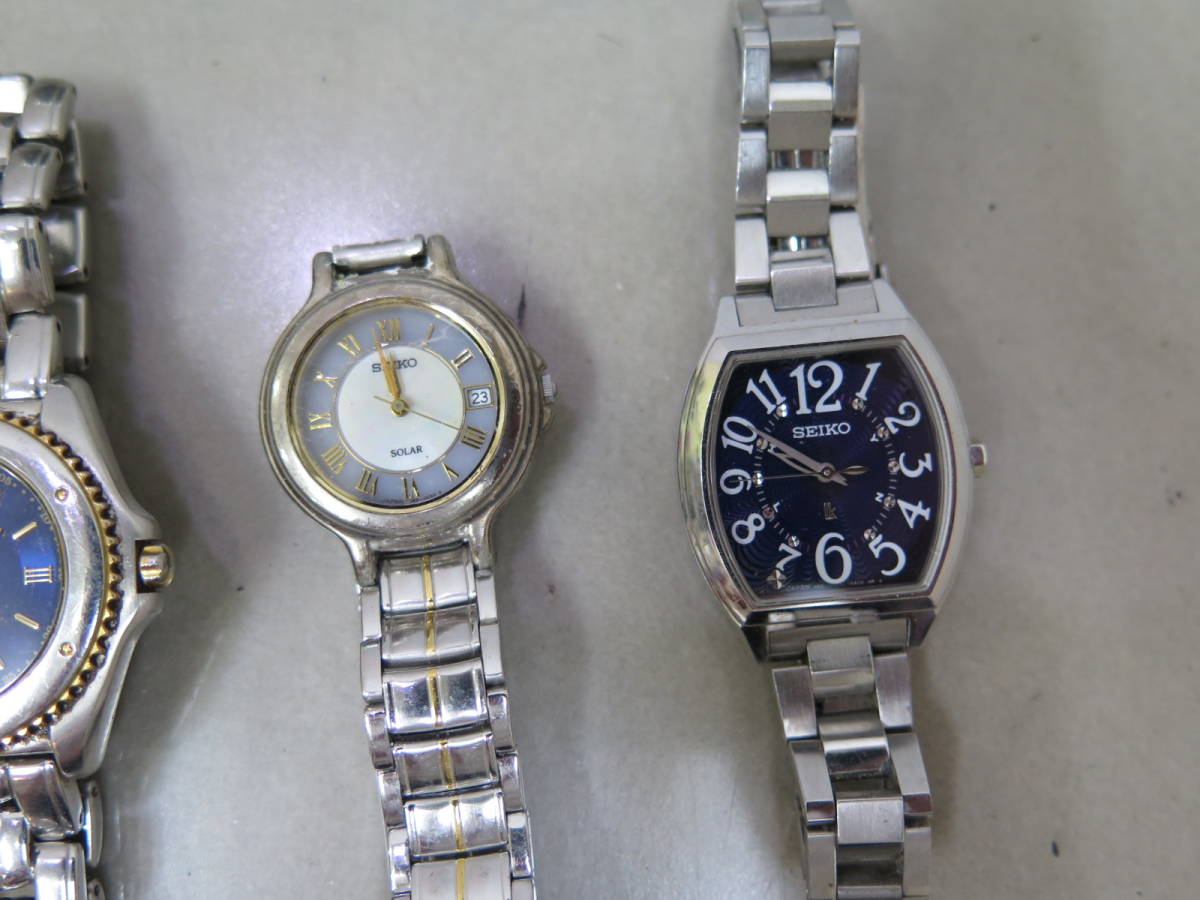 1円～△♪SEIKO セイコー 腕時計 いろいろまとめて 計10点⑤ 腕時計