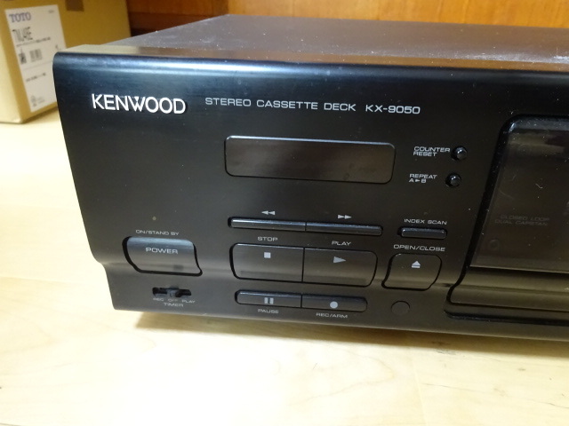 ☆中古 kenwood ケンウッド kx-9050 カセットデッキ 難あり☆ カセット