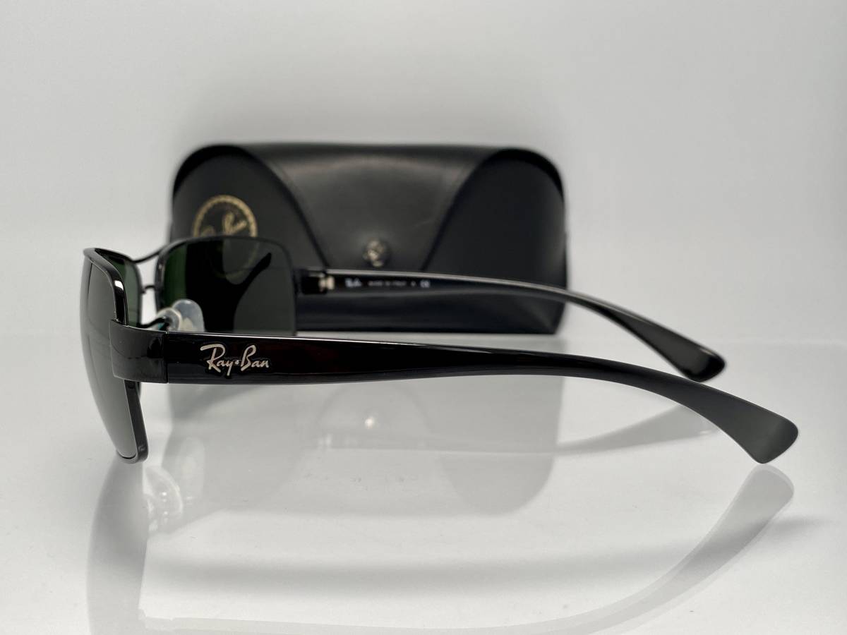 ケース付☆RAY-BANレイバン RB3379 黒ブラック/G-15 ティアドロップ 