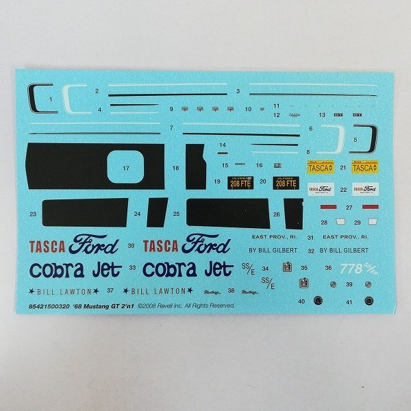 mG179b [未組立] 1/25 レベル'68 マスタング GT 2'n1 1/24 '78ポンティアック ファイアーバード3'n1 | プラモデル Q